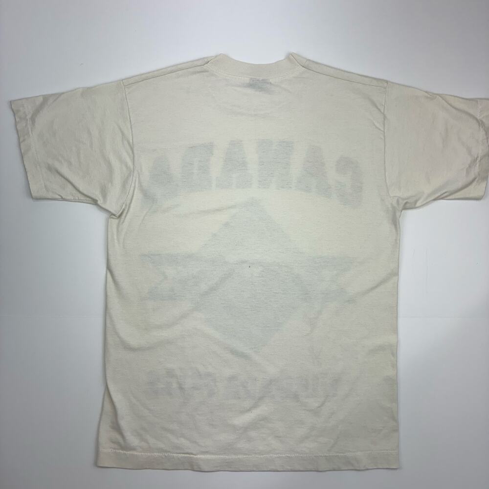 Vintage Canada Niagara Falls Graphic Tee Cream Single Stitch M - Picture 8 of 9